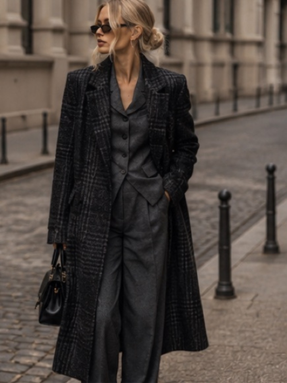 Zara wool coat bloggers fav